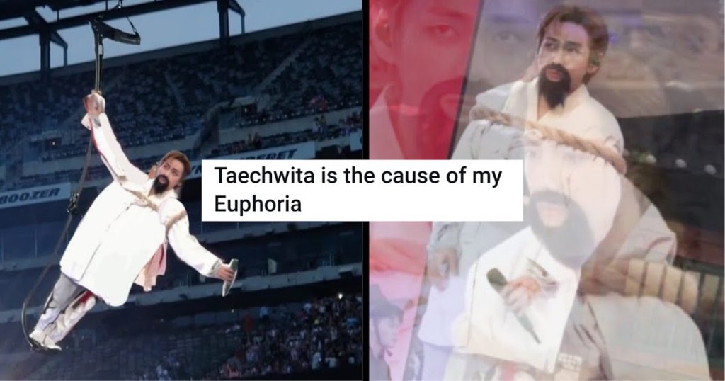 Voici plus de 40 des mèmes les plus drôles de “Taechwita” de BTS 2021 Muster “Sowoozoo”.