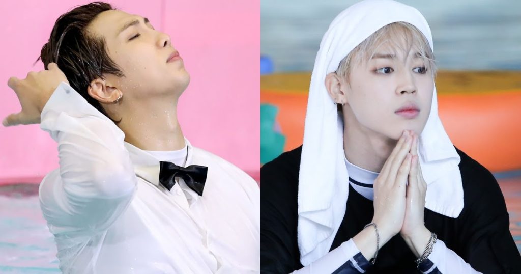 4 des habitudes de douche les plus originales des membres du BTS
