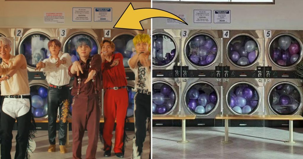 Les directeurs artistiques de BTS publient des photos des coulisses du tournage de “Permission To Dance” et les écrans verts n’ont pas été utilisés.