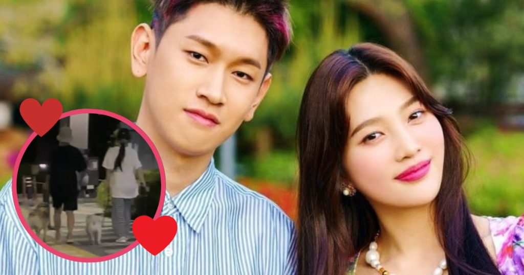 Sports Chosun dévoile des photos exclusives de Crush et de Joy du Red Velvet lors d’une adorable promenade avec un chien.