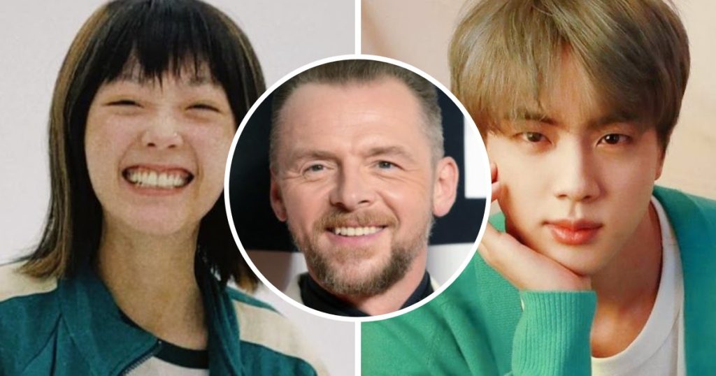 Simon Pegg combine BTS et “Squid Game” pour prouver qu’il est le Stan ultime