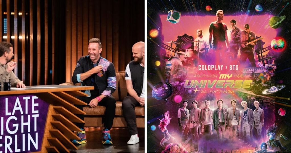 Chris Martin et Will Champion de Coldplay prennent la défense de BTS lorsqu’un intervieweur allemand minimise leur carrière.
