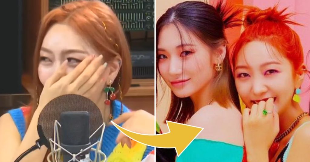 L’ex-candidate de “Produce 48” Minji fond en larmes en remerciant Jinny de Secret Number de l’avoir aidée à faire ses débuts.