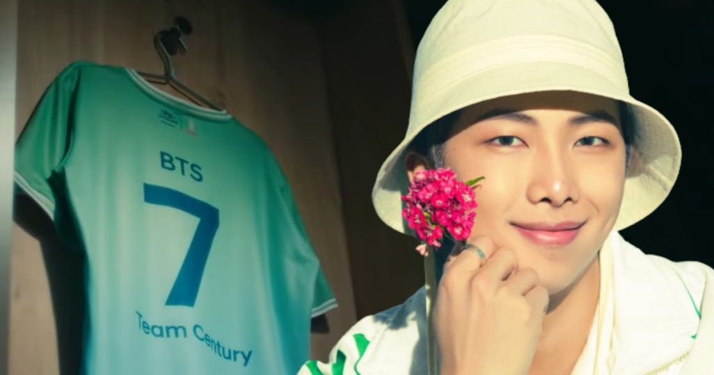 RM de BTS raconte la nouvelle campagne publicitaire de Hyundai et de la Coupe du monde de football 2022 sur le développement durable.