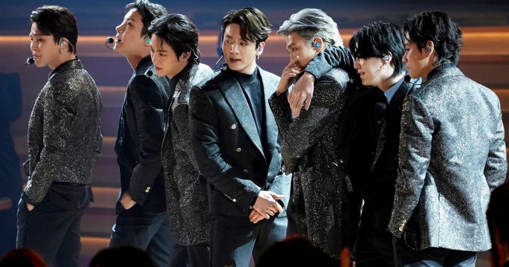 BTS parle de son échec au prix de la “Meilleure performance de duo/groupe pop” aux GRAMMYs 2022