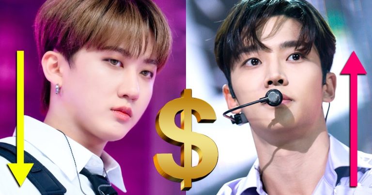 Les tailles moyennes des 20 groupes de garçons K-Pop actifs les plus vendus, du plus petit au plus grand