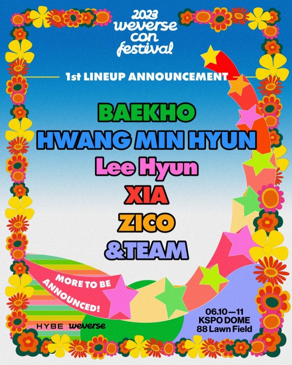 2023 Weverse Con Festival 1st Artists Lineup Announced: Zico, Hwang Minhyun, More!