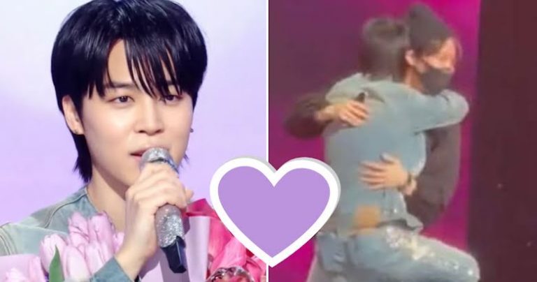 BTS’s Jimin Is Surprised By An Unexpected Visit From A BTS Member During His “Music Bank” Recording