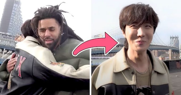 Even BTS Gets Starstruck – J-Hope Is A True J. Cole Fanboy On Set For “On The Street”