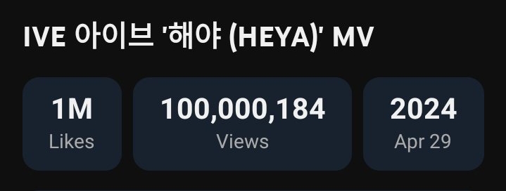 IVE’s “HEYA” Becomes Their 6th MV To Hit 100 Million Views
