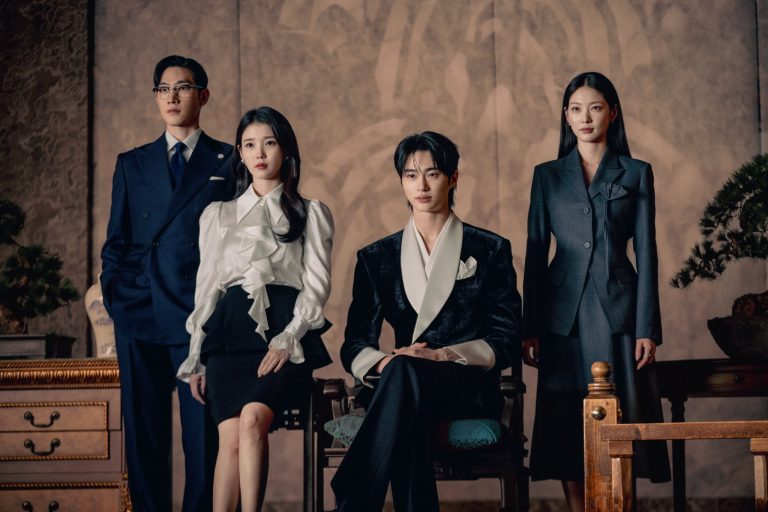 IU And Byeon Woo Seok Make A Picture-Perfect Couple Behind The Scenes Of “Perfect Crown” Poster Shoot