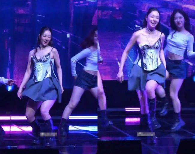 Hyeri Nearly Suffers Wardrobe Malfunction on Stage, Impresses Fans With Professionalism